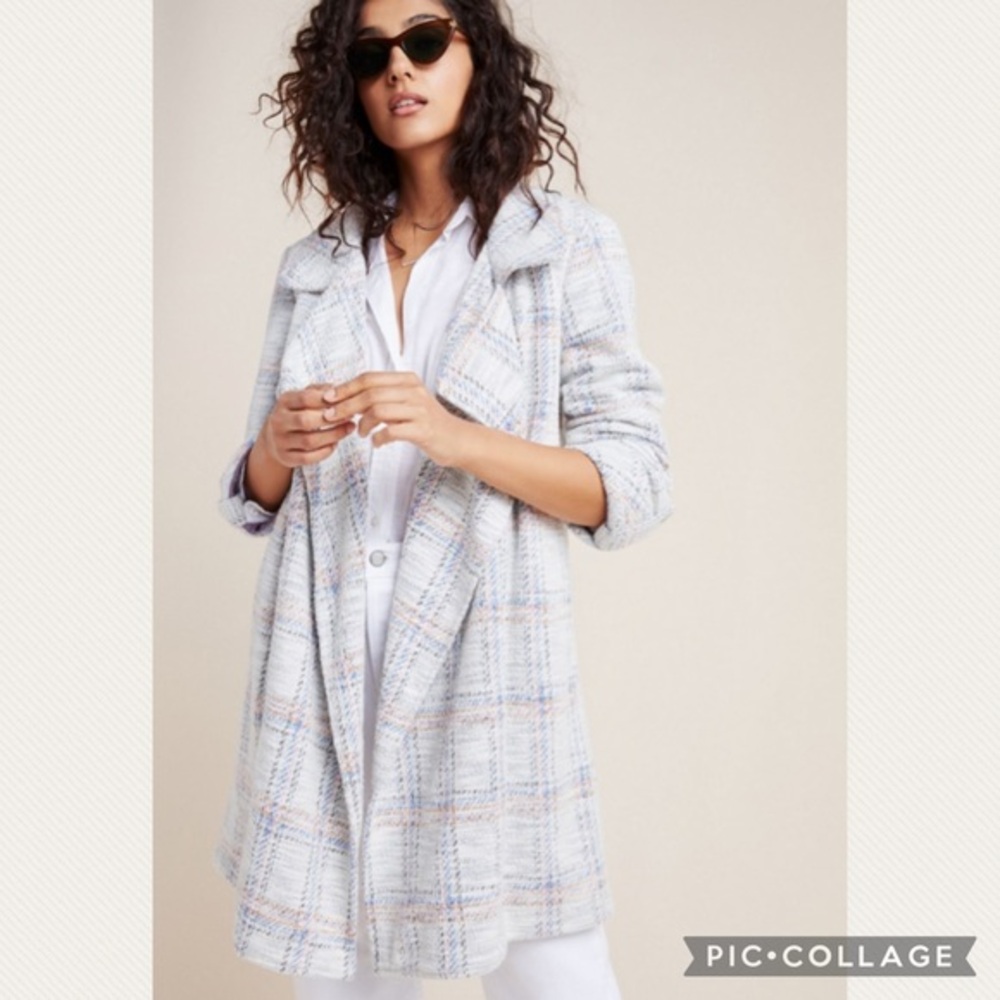 NWT Anthropologie Dolan Catrina Plaid Jacket